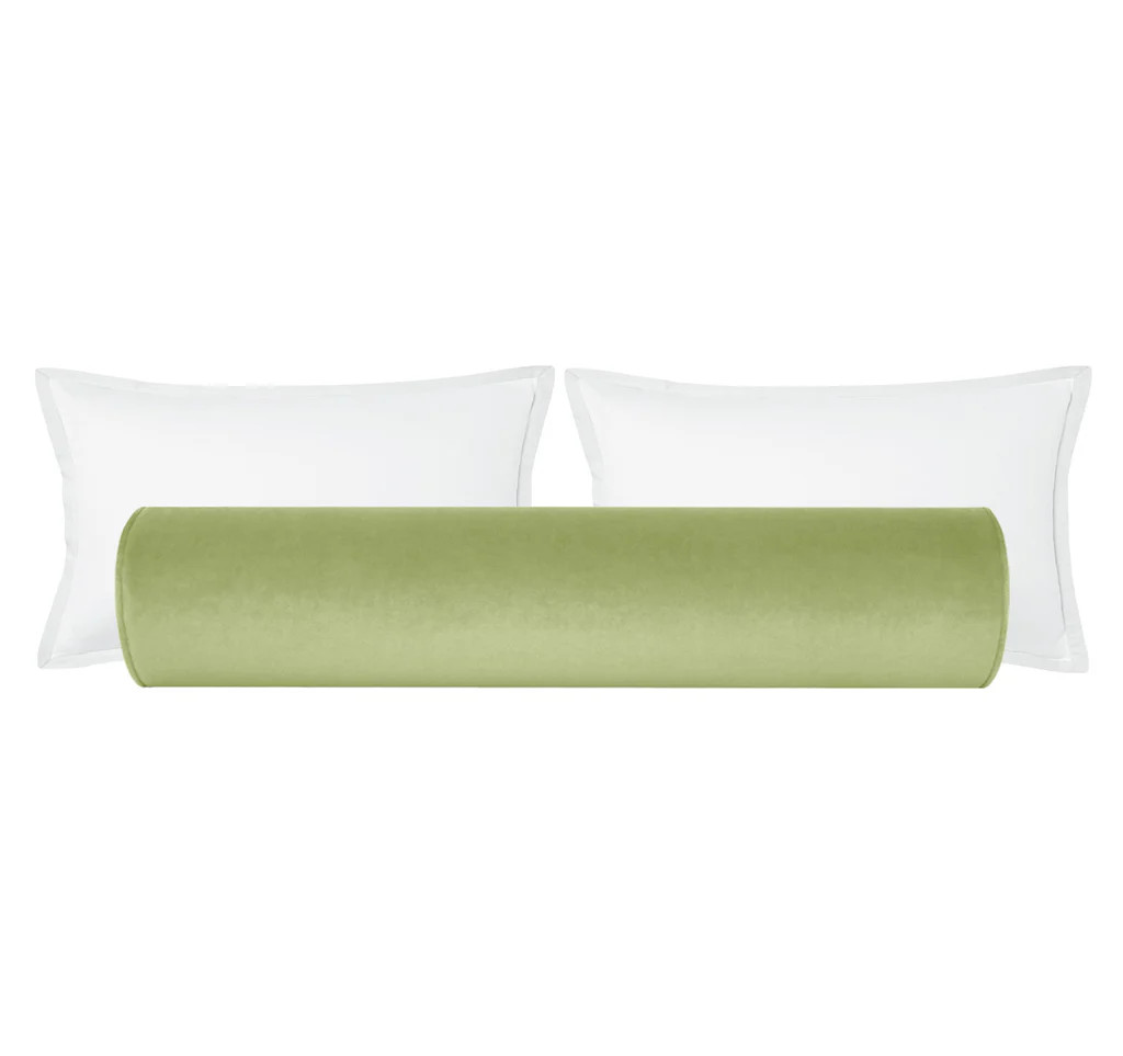 THE BOLSTER :: SOCIETY VELVET // CELADON | LITTLE DESIGN COMPANY