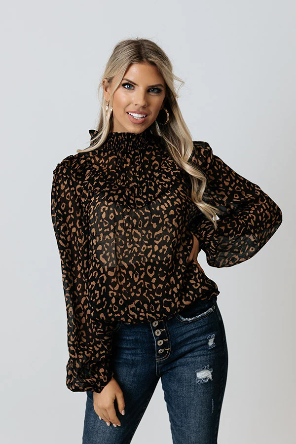 Have A Great Time Leopard Shift Top • Impressions Online Boutique | Impressions Online Boutique