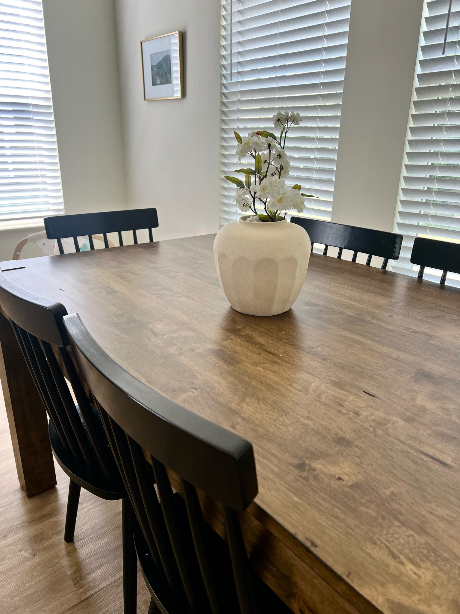 This Better Home and Garden dining table is perfect for our small space! So affordable and these dining chairs also fit great! 

#LTKHome