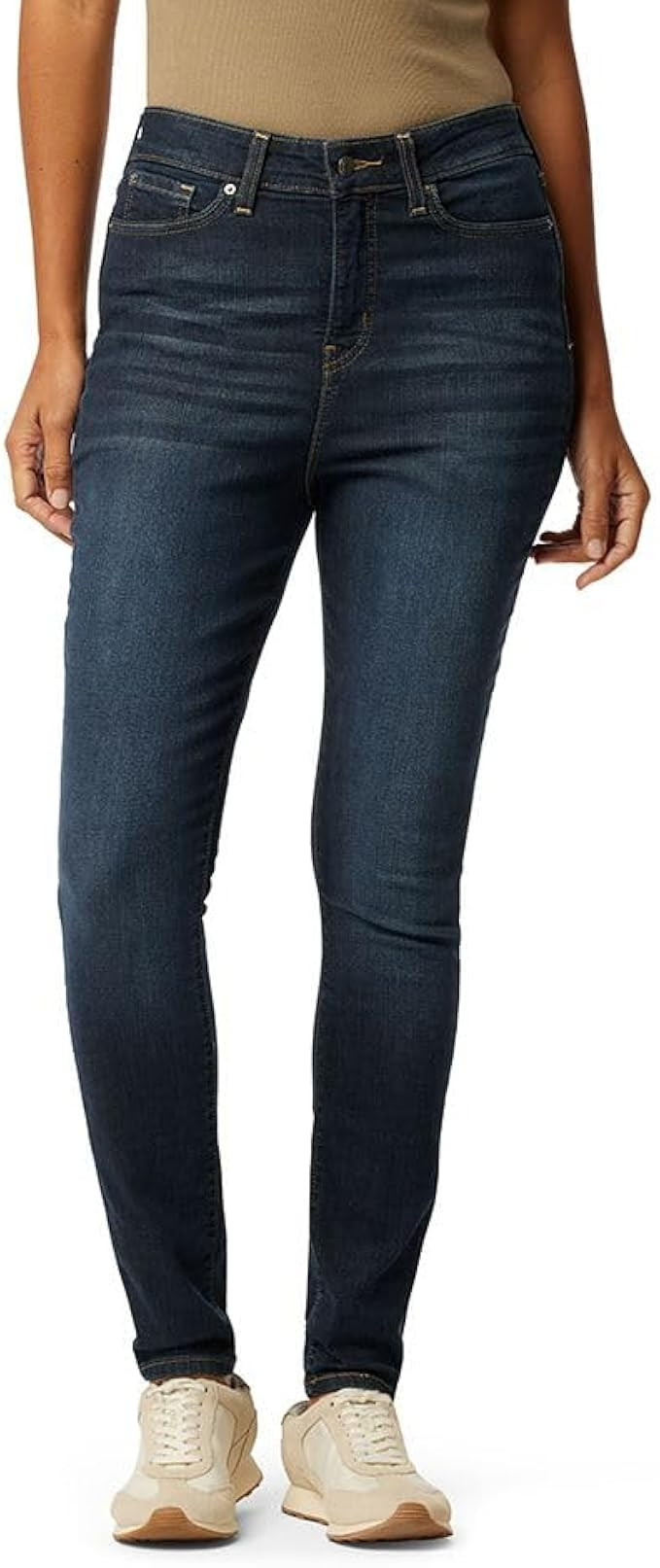 Signature by Levi Strauss & Co. Gold Women's Totally Shaping High Rise Skinny Jeans (Standard and... | Amazon (US)