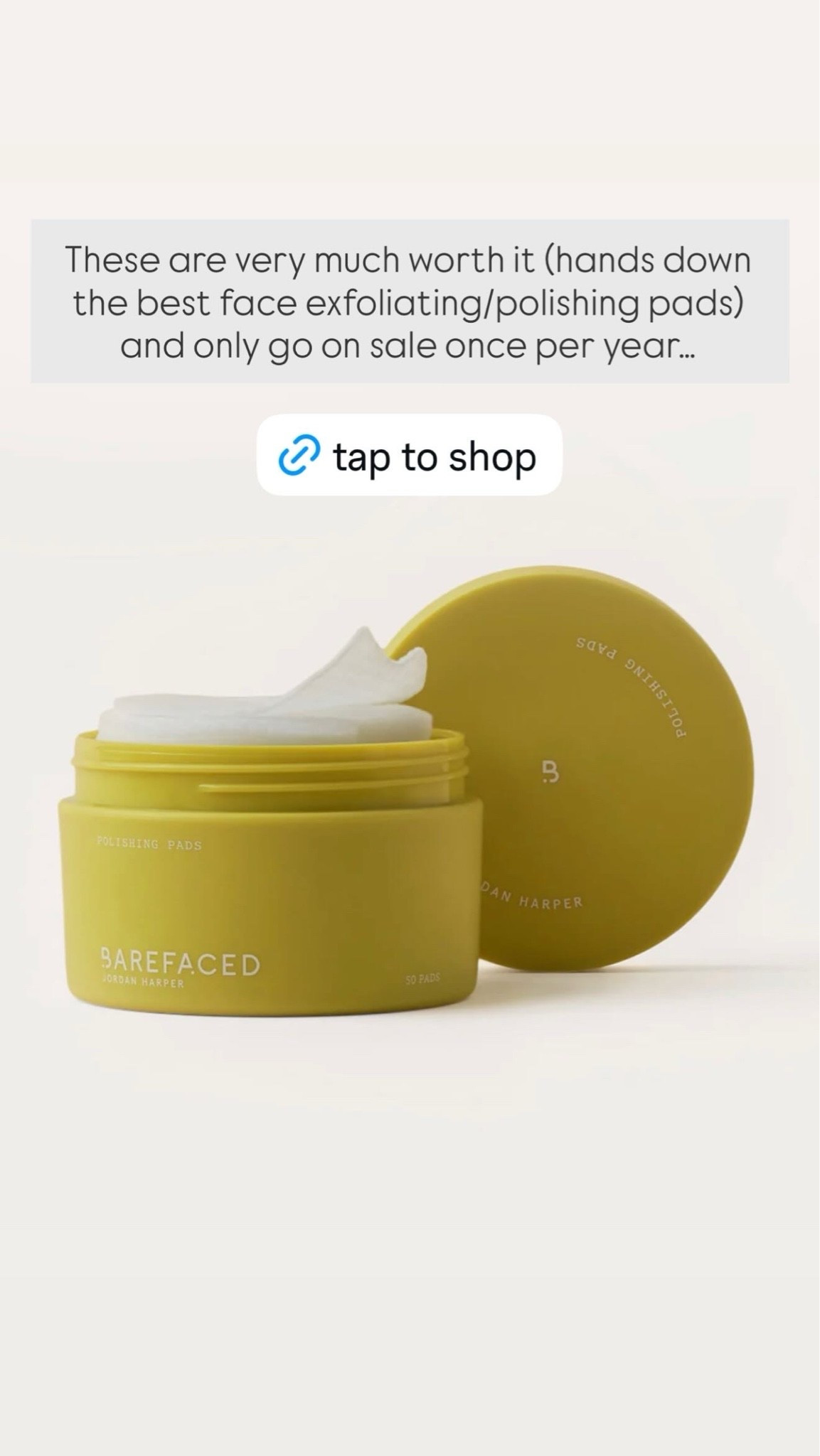She’s exfoliating pads from @Barefaced are SO GOOD and will make your face feel incredible

#LTKBeauty #LTKselfcare #LTKmorningroutine
