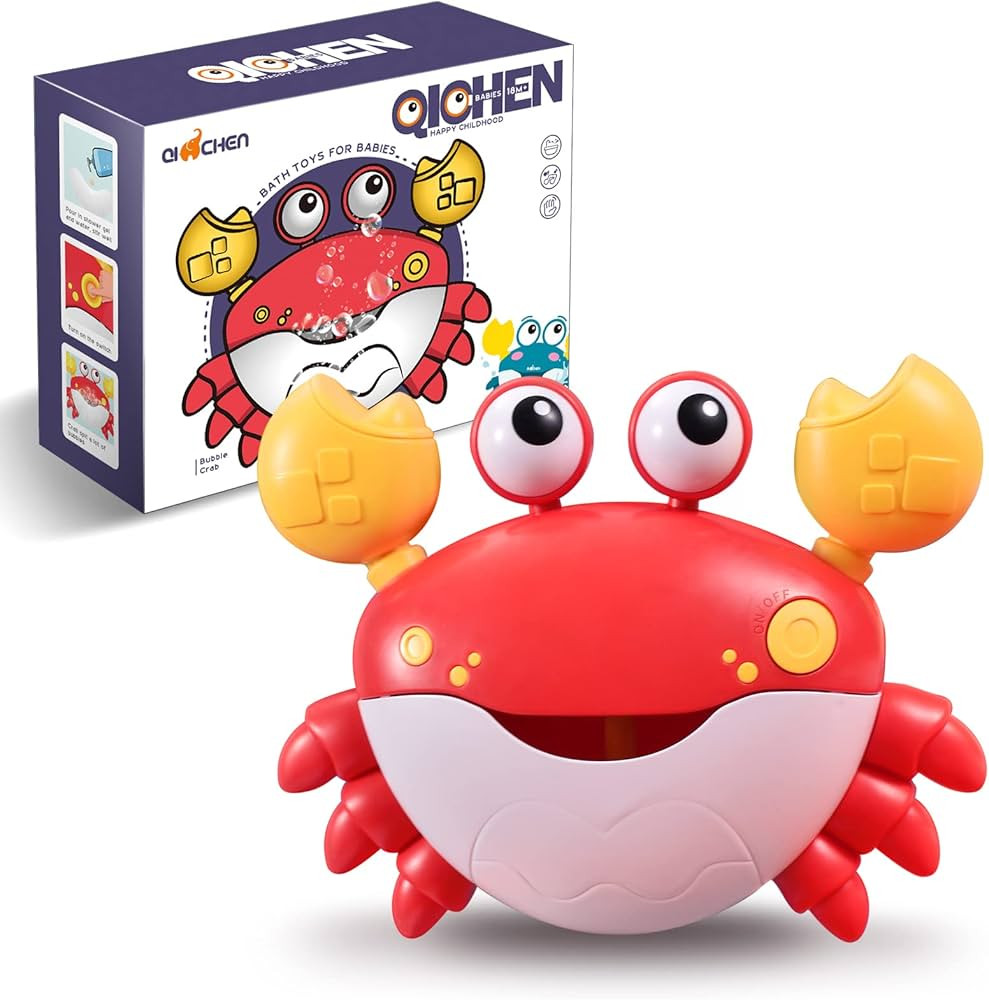 LARAH Crab Bath Toy for Bubble Bath for The Bathtub,1000+ Bubbles Per Minute,Plays 12 Children’... | Amazon (US)