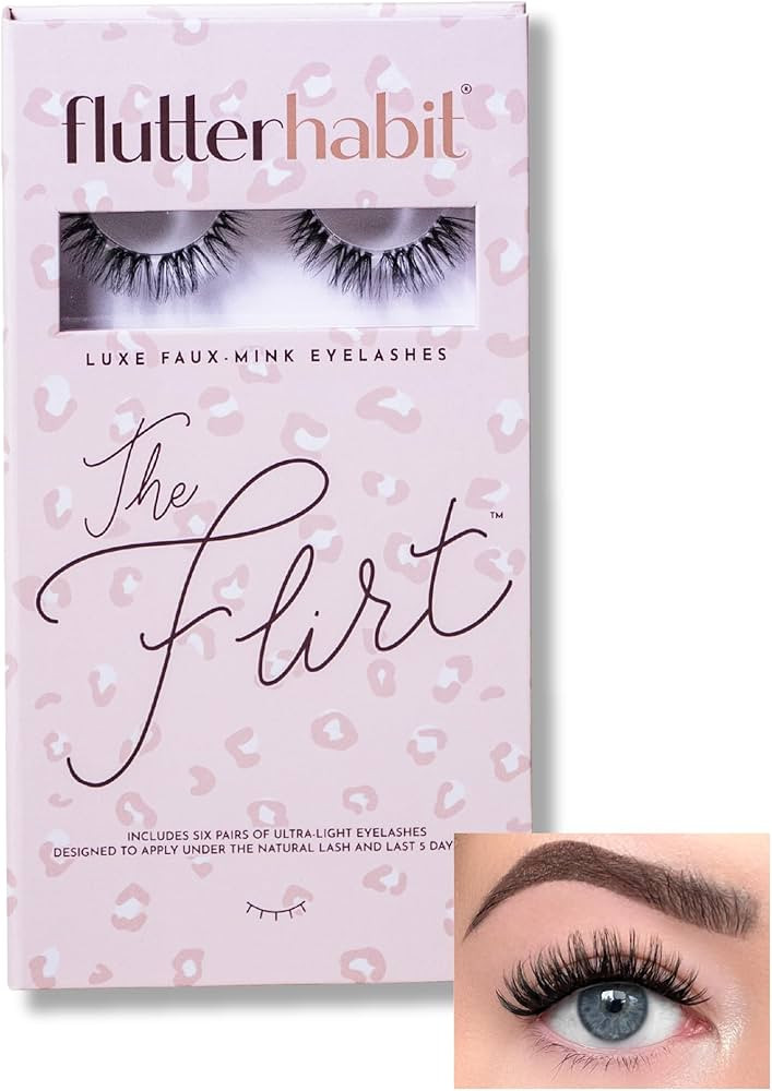 Flutterhabit The Flirt Bold Volume Lashes - DIY Lash Extensions [1 Month] - Fluffy Lash Clusters ... | Amazon (US)