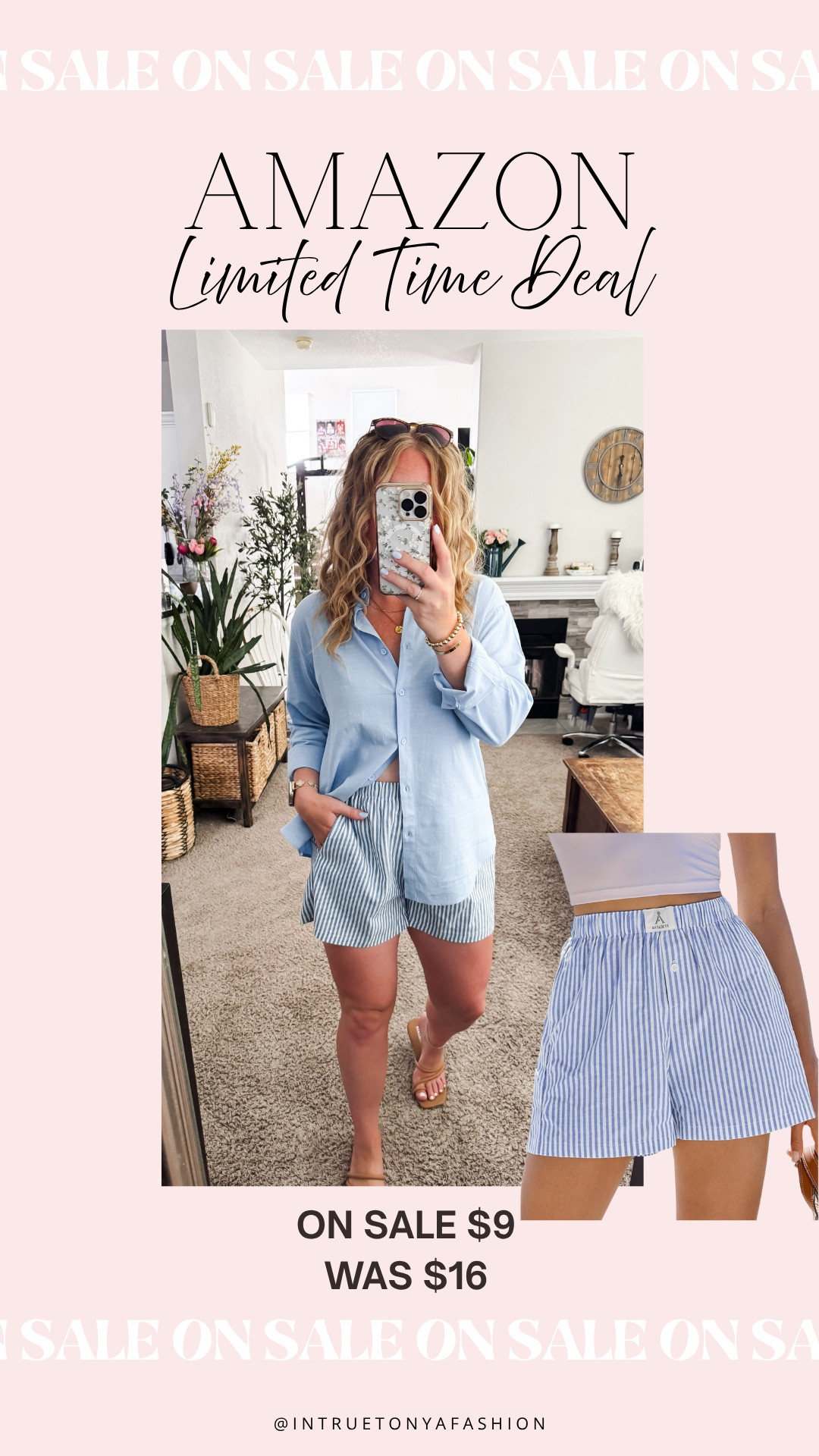 $9 Striped boxer shorts, on sale for prime day 





Size 6/8 summer outfit ideas, midsize summer outfit, casual summer style, effortless everyday style, Amazon fashion midsize, petite Amazon fashion, coffee run outfit, SAHM outfits for summer

#LTKootd #LTKSaleAlert #LTKPetite