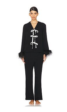 Party Pajama Set Bows And Feathers
                    
                    Sleeper | Revolve Clothing (Global)
