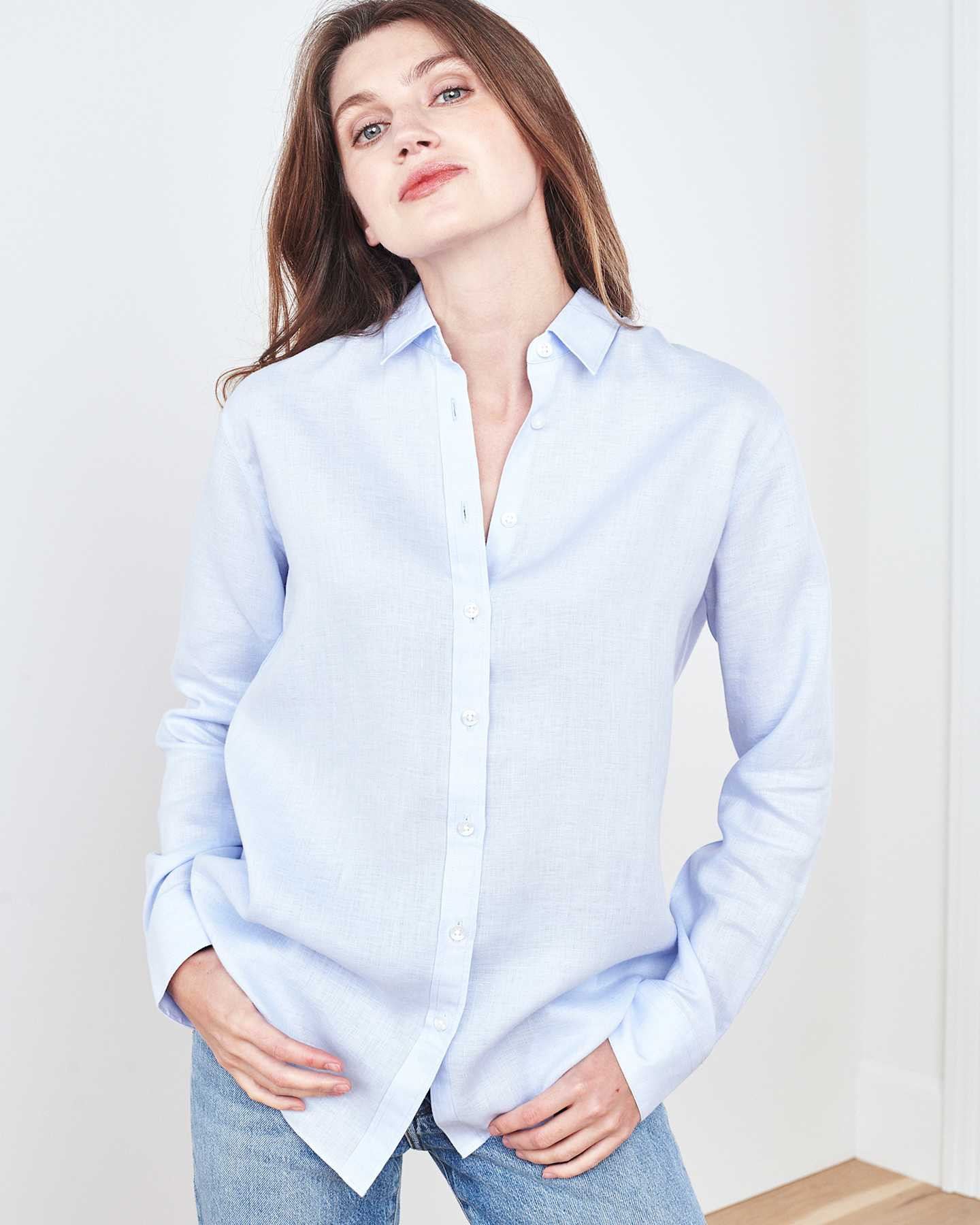 100% European Linen Long Sleeve Shirt | Quince