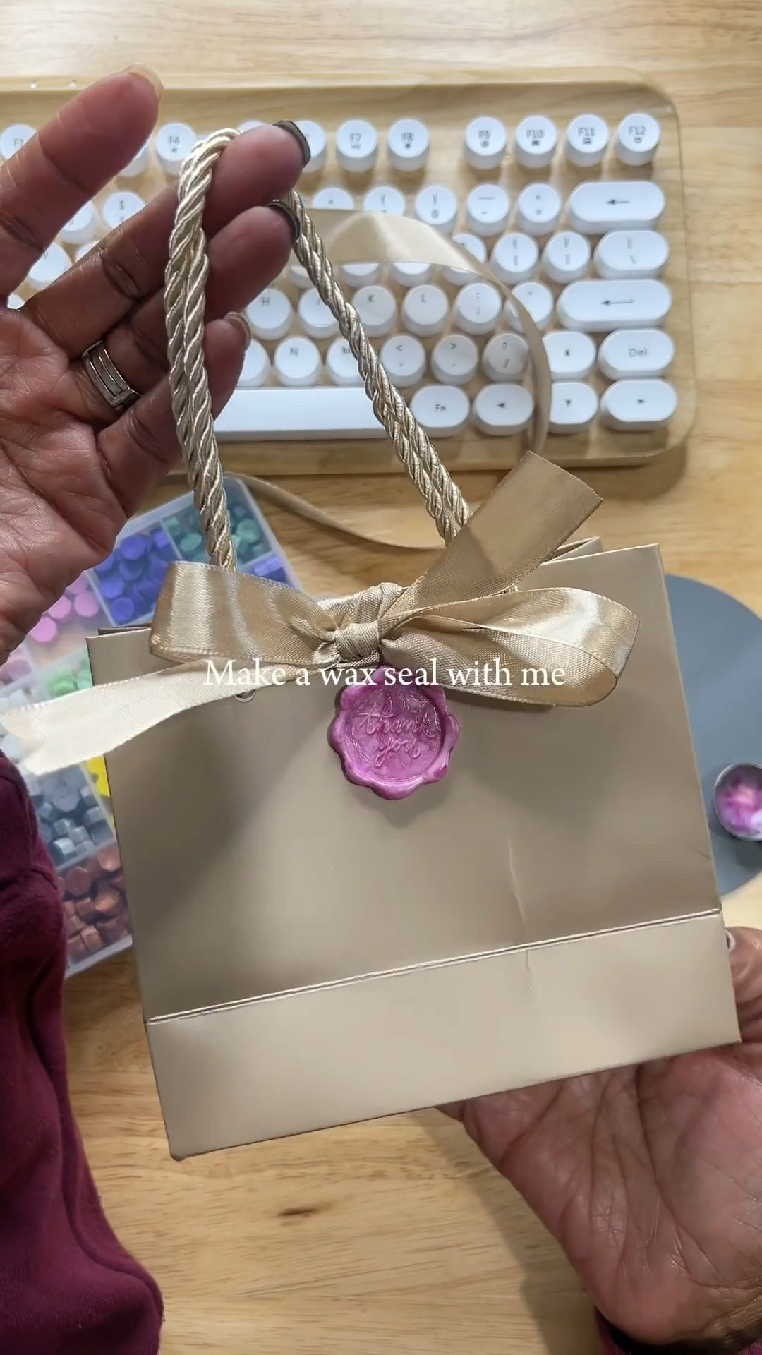 I love wax seal making so I was looking forward to adding this personal touch to my holiday gifts for my salon clients. The seals and the wax come in so many options. This seal simply says “Thank You”. LTKcrafts #waxseals

#LTKWedding #LTKHome #LTKHoliday
