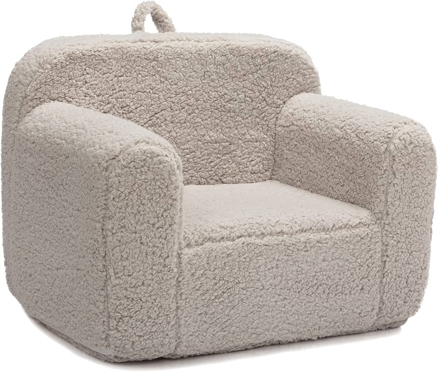 ALIMORDEN Kids Ultra-Soft Snuggle Foam Filled Chair, Toddler Cuddly Sherpa Reading Couch for Boys... | Amazon (US)