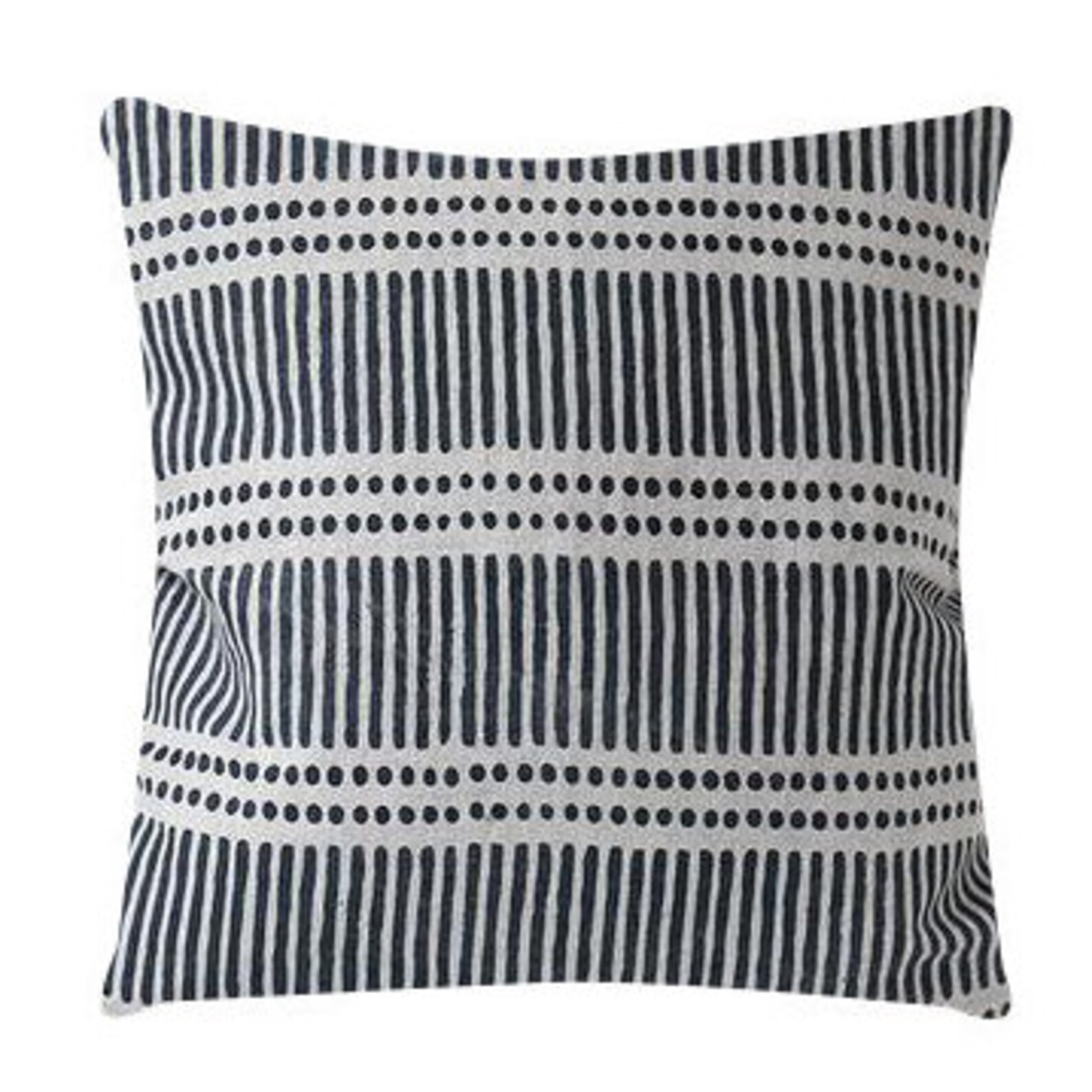 Walter G Textiles Designer Pillows // Dash Dot Navy Linen Pillow // Blue Decorative PIllows // Tr... | Etsy (US)