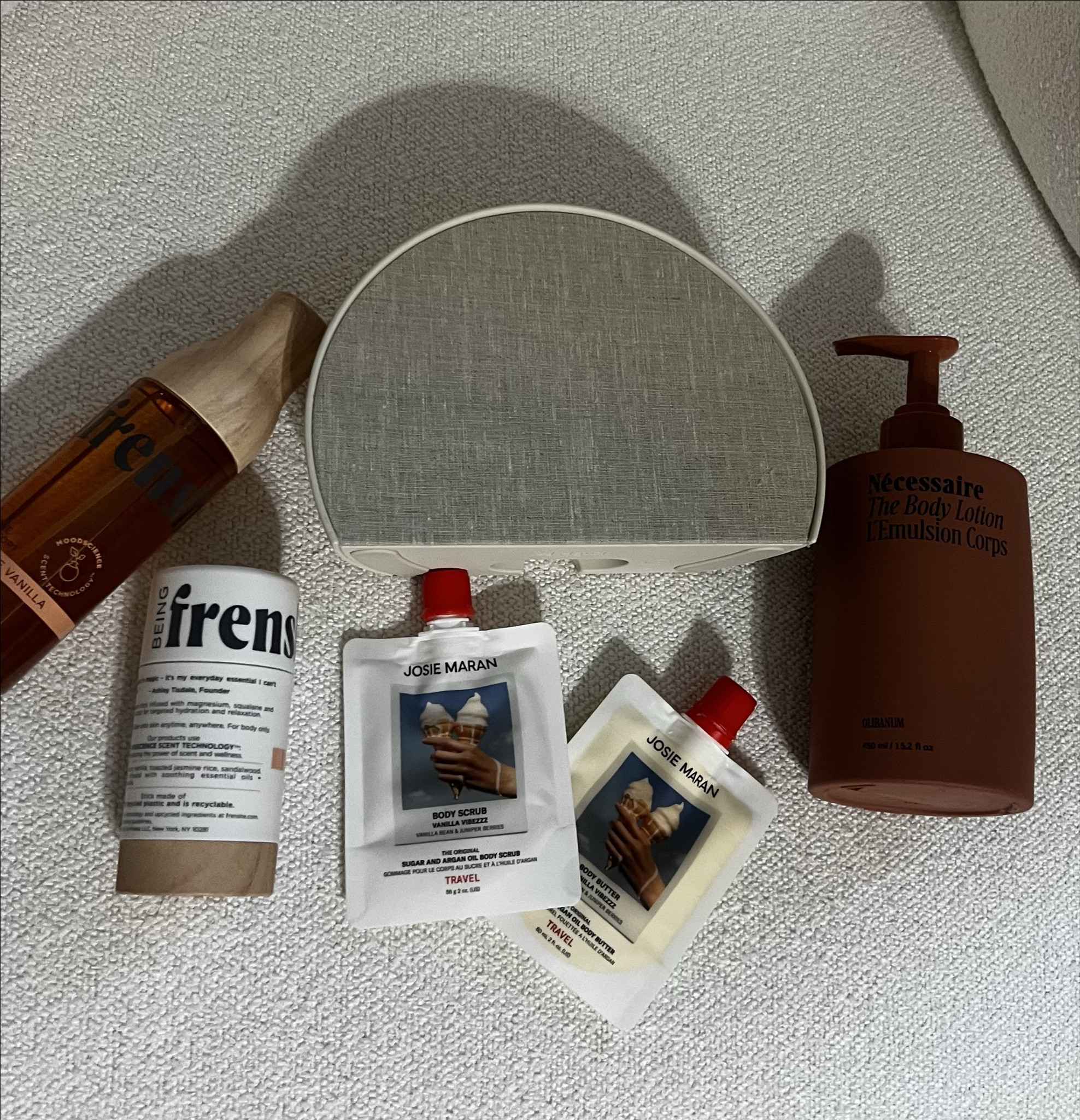 February Favorites🤍 vanilla scent josie maran body scrub 

#LTKU #LTKFindsUnder50