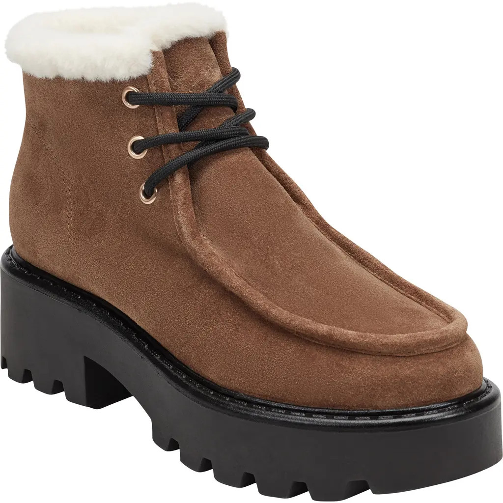 Marc Fisher LTD Percy Suede Bootie in Medium Brown at Nordstrom Rack, Size 9 | Nordstrom Rack