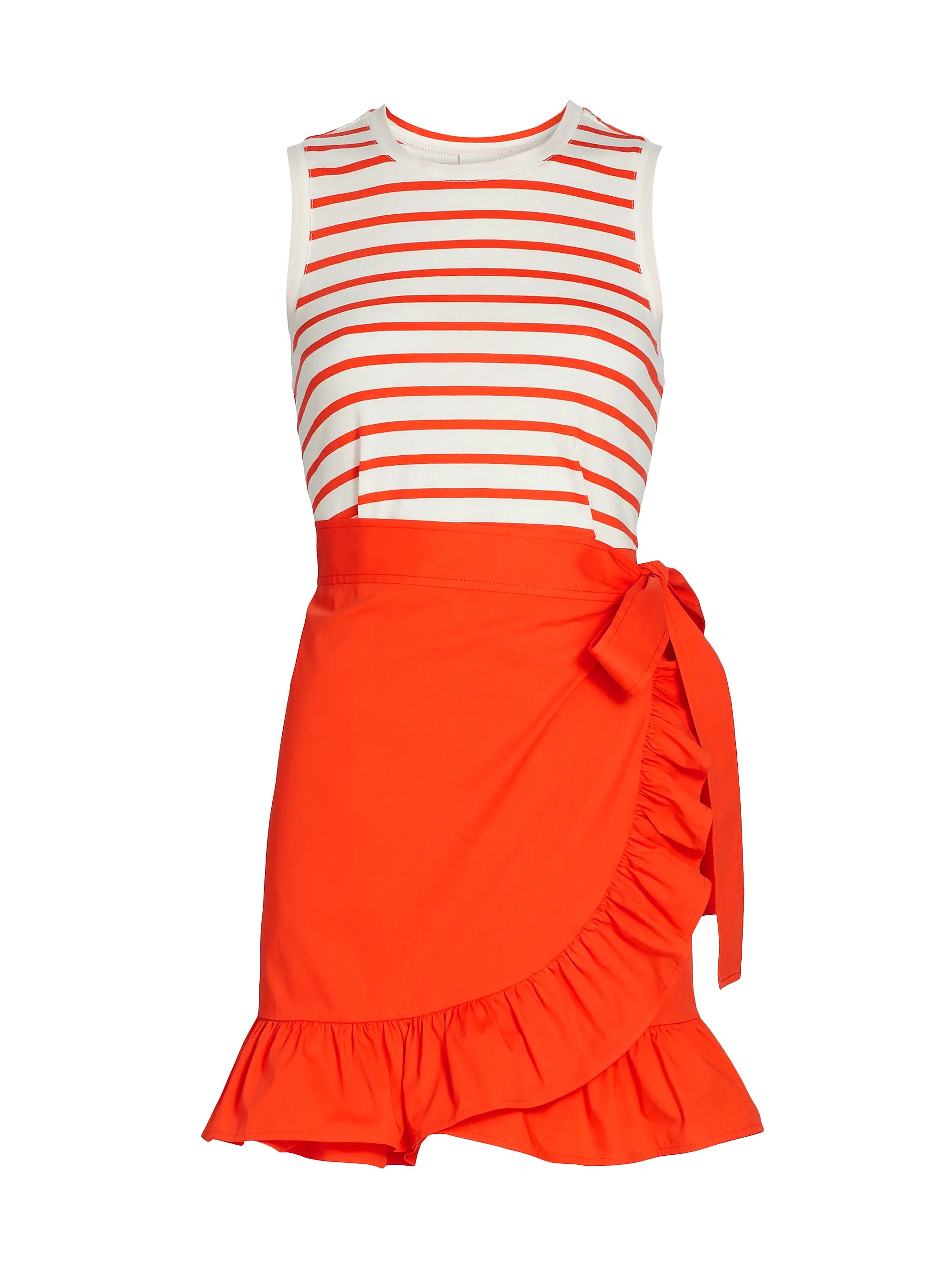 Mahlia Striped Tie-Waist Minidress | Saks Fifth Avenue