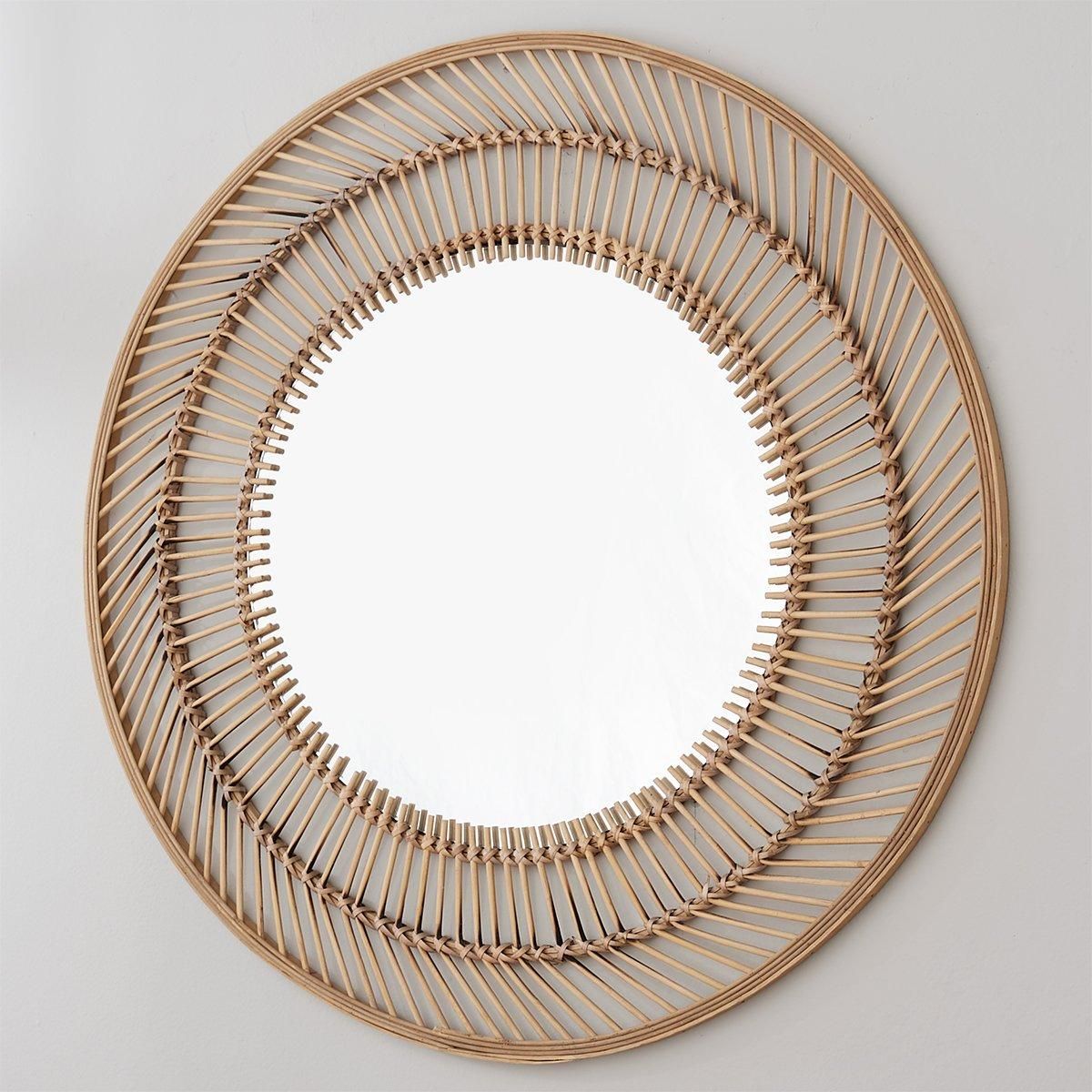 Bamboo Herringbone Mirror | Shades of Light