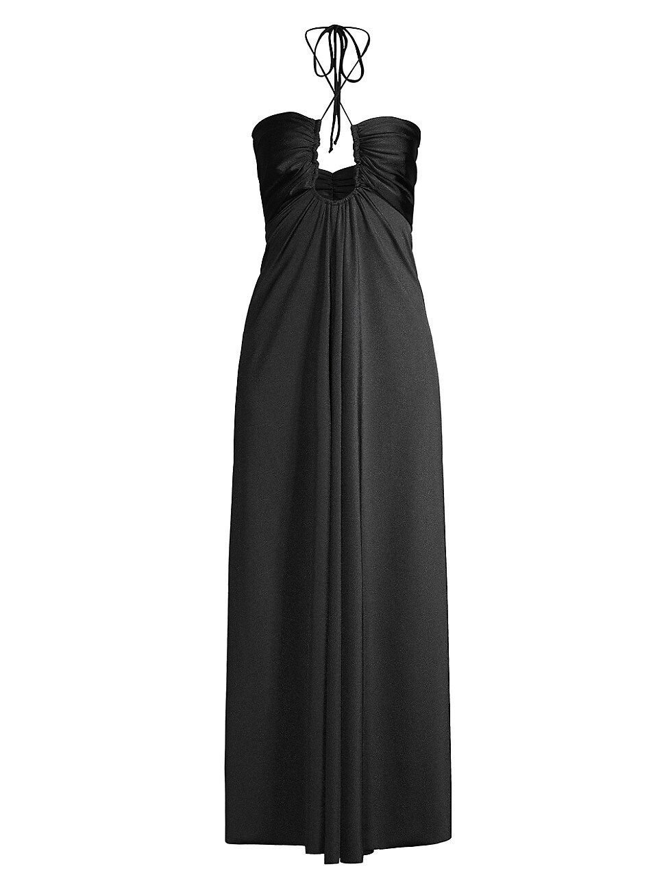 Women's Alex Cut-Out Halter Maxi Dress - Black - Size Large - Black - Size Large | Saks Fifth Avenue