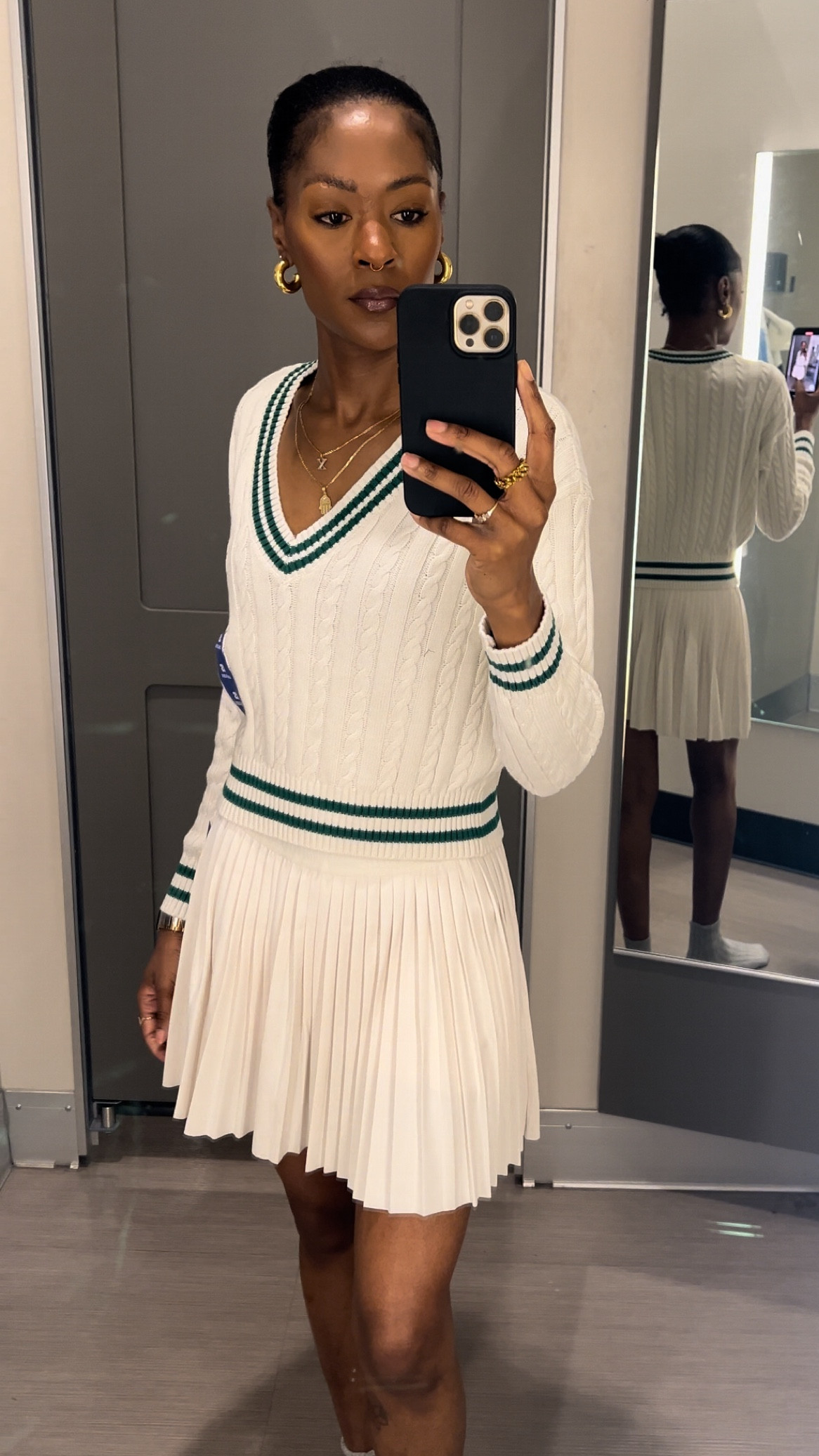 Prince for Target 

Wearing an XS sweater and S skirt. (Skirt was big on me so I have to size down) 

#LTKActive #LTKstyletip