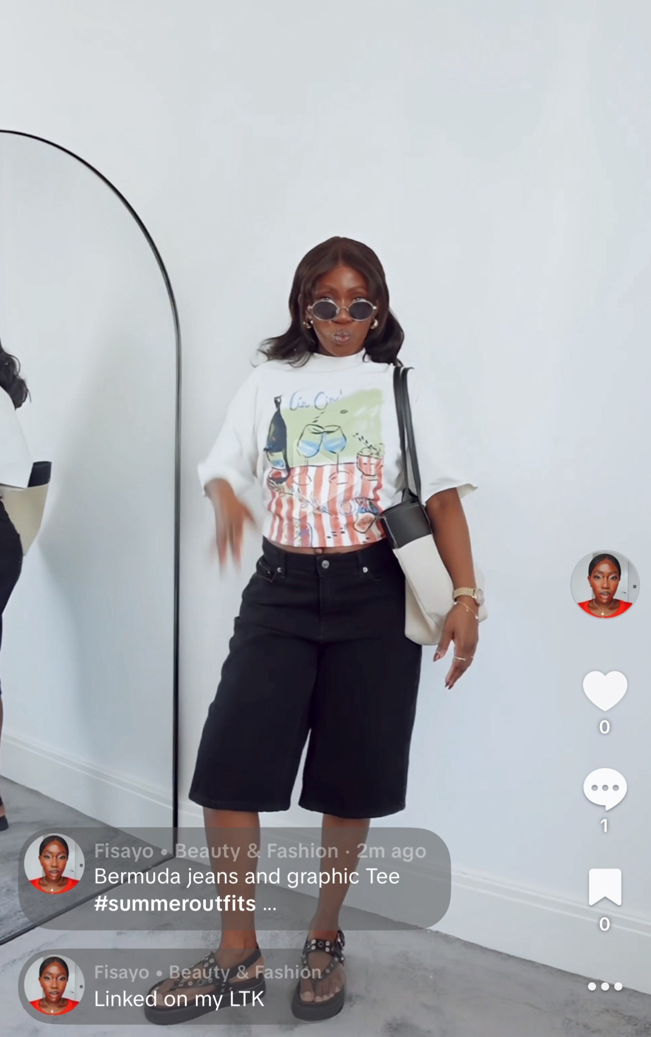 Graphic tee and Bermuda 

#LTKuk #LTKeurope #LTKsummer