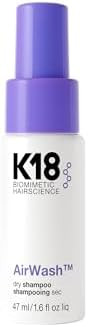 K18 AirWash™ Dry Shampoo, Non-Aerosol, Balances Scalp & Controls Excess Oil Production | Amazon (US)