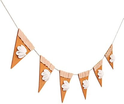 The Pumpkin Pie Banner - Happy Halloween Garden Flag ,Fall Wall Decor for Classroom,Cute Autumn Home | Amazon (US)