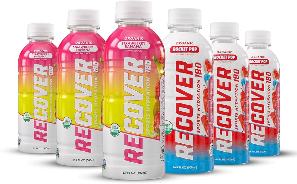 Organic Sports Hydration Drink, No Sugar Added, 15 Calorie Sports Beverage, Organic Flavors With ... | Amazon (US)