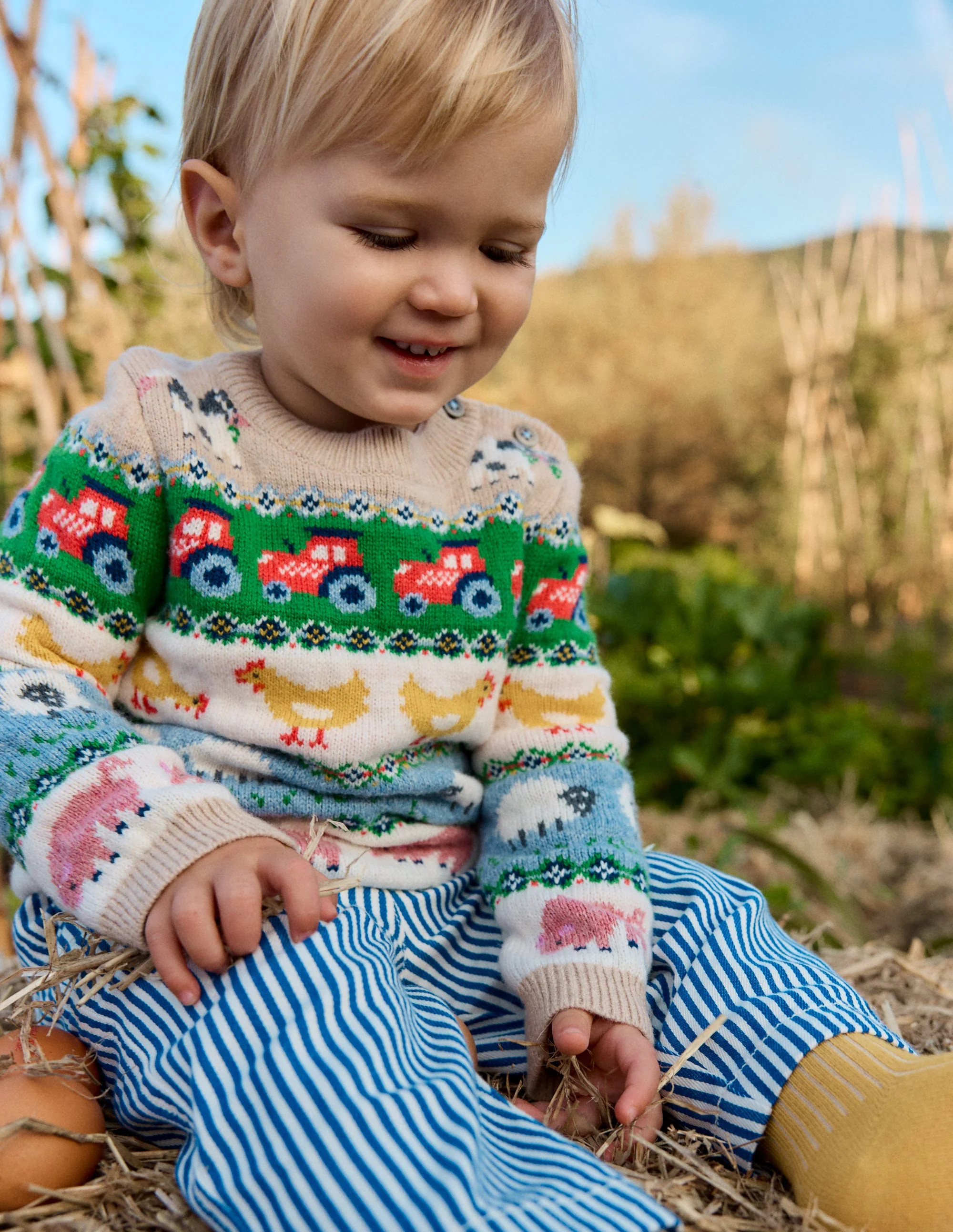 Fair isle Sweater-Multi Easter Fair Isle | Boden (US)