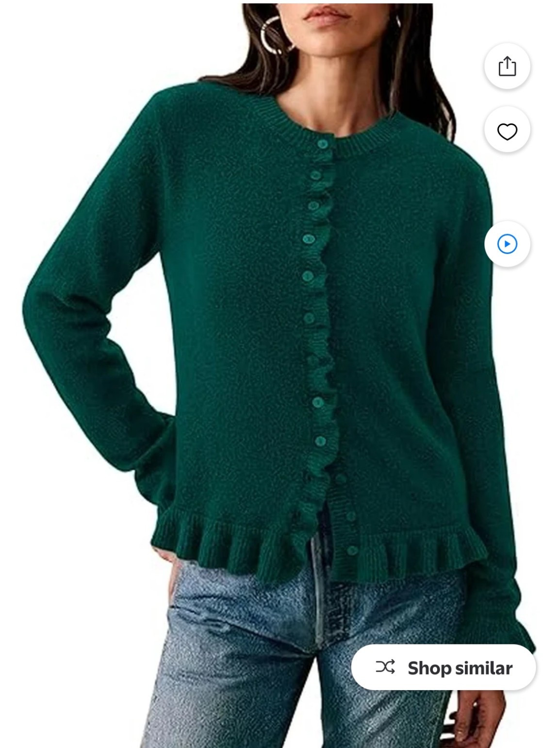 The cutest ruffle detail cardigan in so many colors and sizes! On sale now

#LTKSaleAlert #LTKGiftGuide #LTKSeasonal