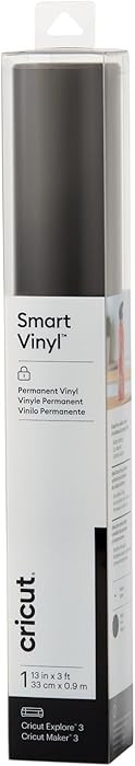 Cricut Smart Permanent Vinyl, Black - 3ft Roll (13'x36') Adhesive Craft Vinyl - Matless Cutting f... | Amazon (US)