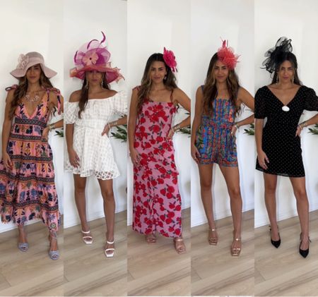 Kentucky Derby outfits– five outfit ideas to wear to the derby this year. Wearing size small in everything.

Derby outfits | Kentucky derby | floral dresses | derby hats | derby dresses 

#LTKfindsunder100 #LTKstyletip #LTKparties