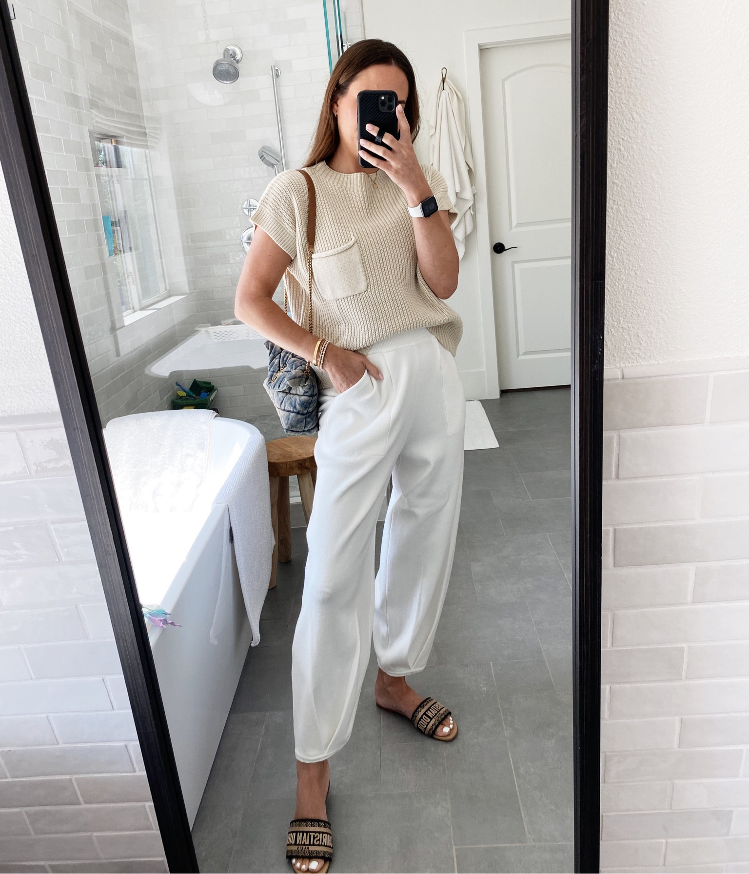 Amazon set is tts and comes in multiple colors! Wearing a size small. Dior sandals, YSL handbag 

#LTKSeasonal #LTKstyletip #LTKover40