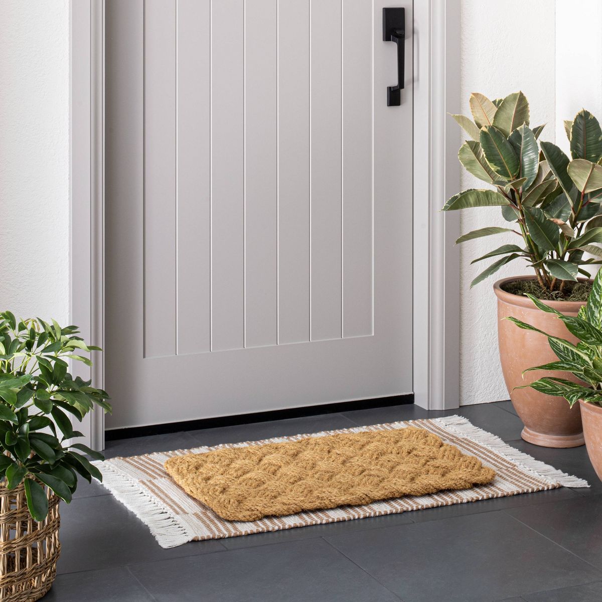Lovers Knot Door Mat Neutral - Threshold™ designed with Studio McGee | Target