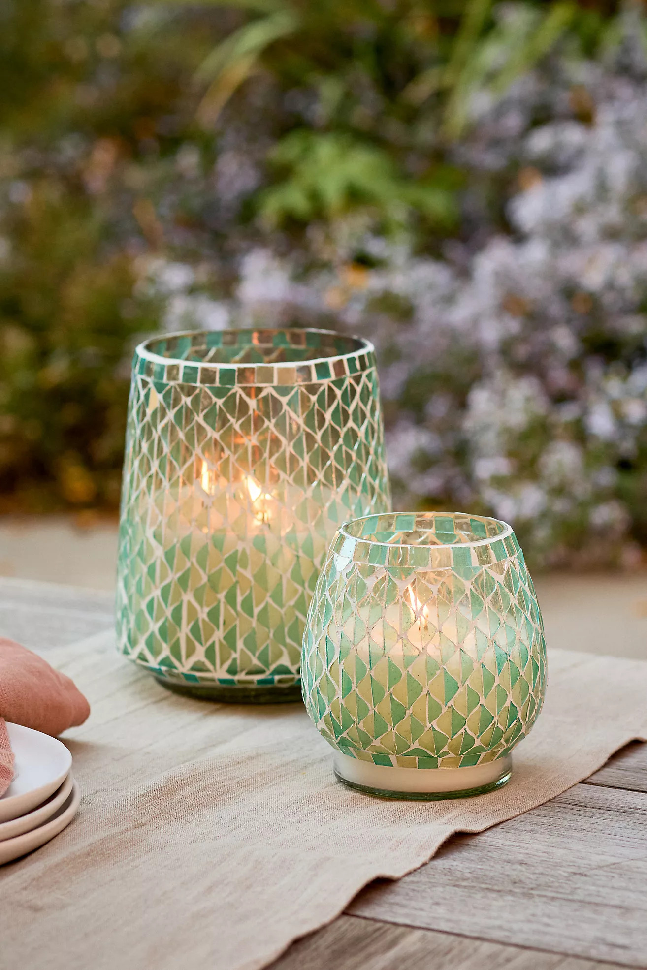 Mosaic Palo Santo Citronella Candle | Terrain