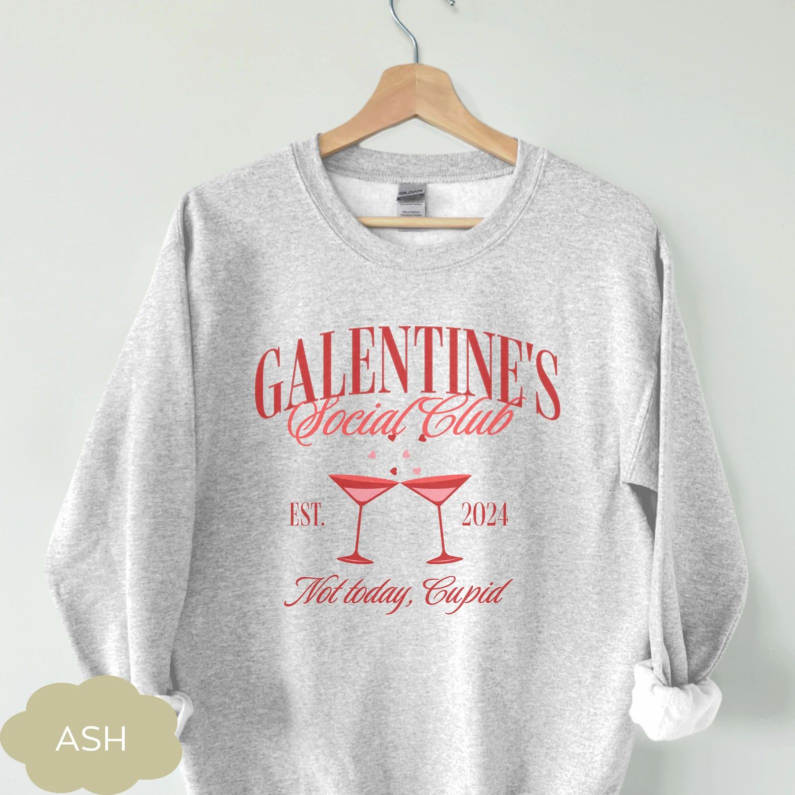 Galentines Sweatshirt, XOXO Galentine, Friends Gift, Galentine Party Wear, Heart Print, Galentine... | Etsy (US)