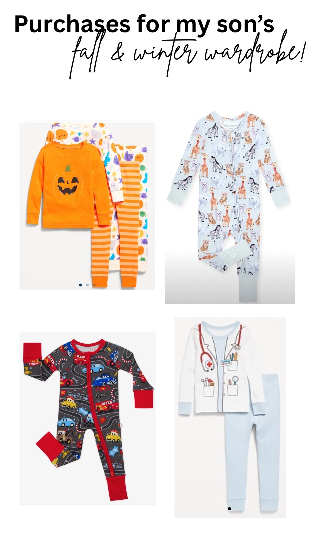Cozy toddler jammies haul for fall & winter! 🍂❄️ Sharing our favorite toddler pajamas, baby boy PJs, and holiday jammies perfect for cooler weather. Linking everything on LTK so you can shop these adorable prints—from Halloween PJs to animal jammies and classic cozy sets. 🛒👶 #LTKkids #LTKbaby #ToddlerStyle #ToddlerFashion #FallWardrobe #ToddlerJammies #ToddlerOutfits #ToddlerHaul #BabyBoyStyle #FallFashion #WinterWardrobe #LTKfall #LTKfamily #KidsStyle

#LTKBaby #LTKKids #LTKFamily