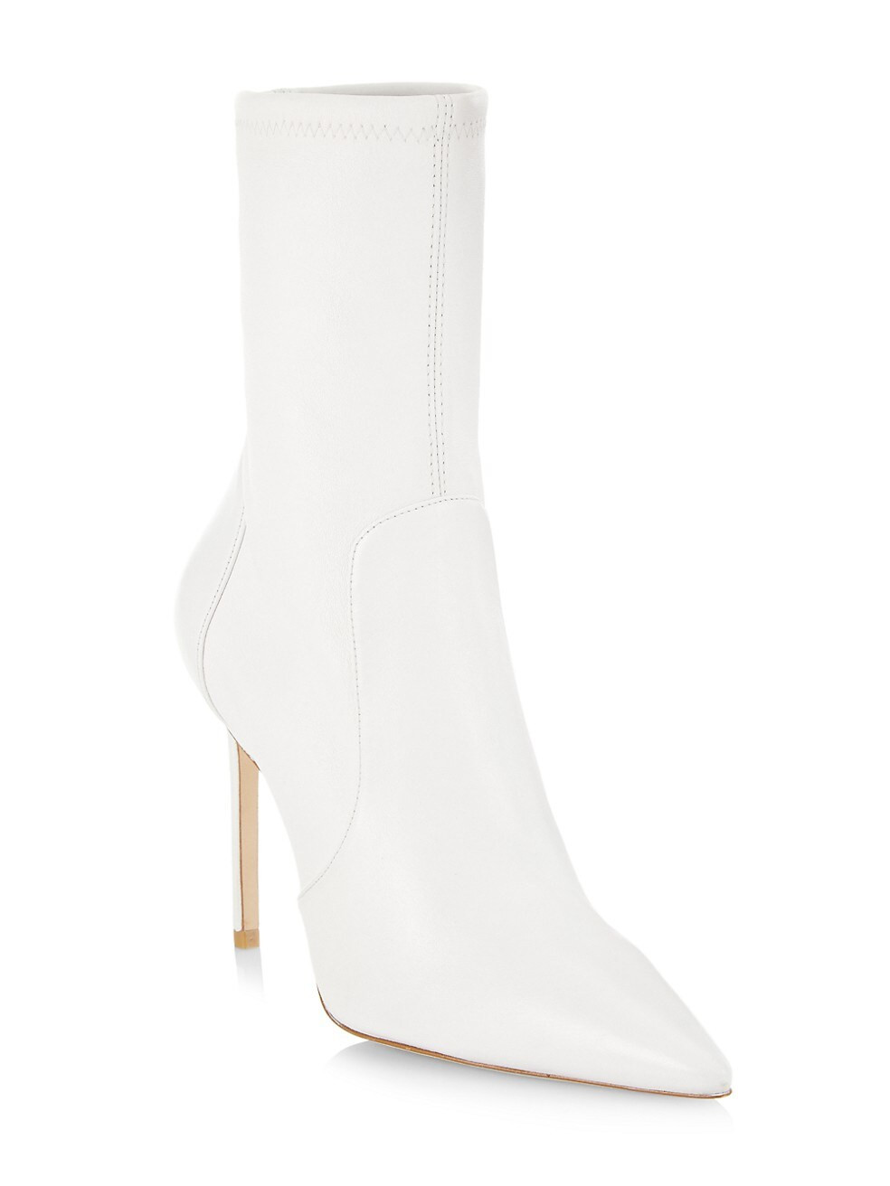 Stuart Weitzman Stuart Stretch Leather Booties | Saks Fifth Avenue