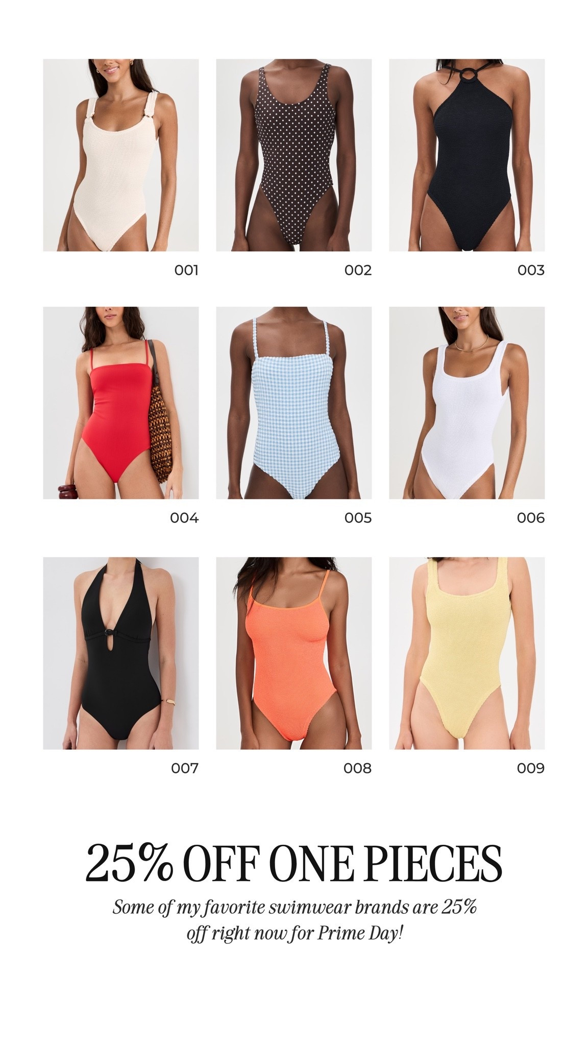 25% off one piece swimsuits!

#LTKSwim