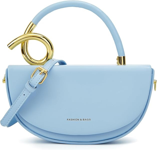 Unique Trendy Solid Color Cross Body Bag Small Exquisite Shoulder Bags Commuter Travel Handbag fo... | Amazon (US)