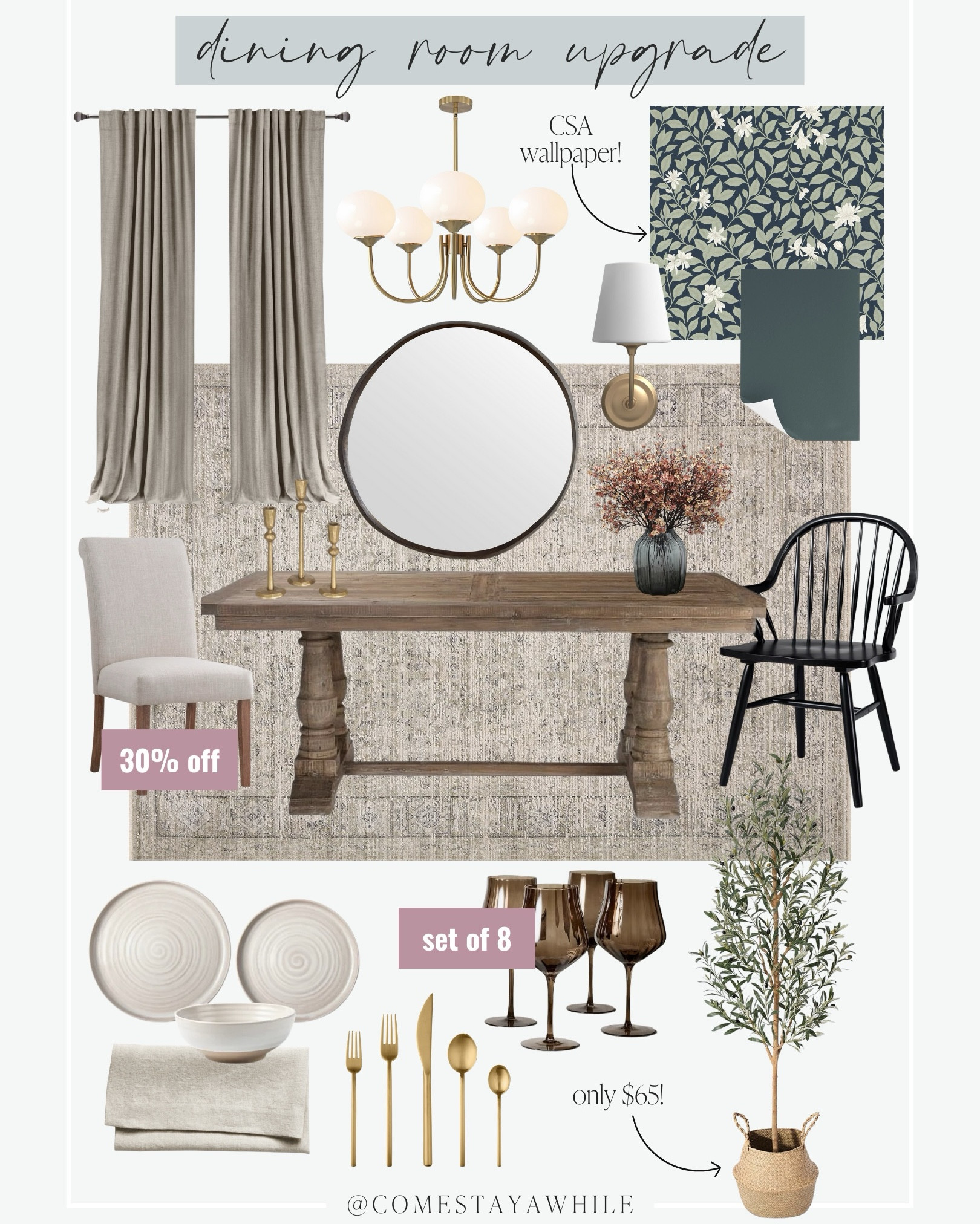 On Spruce My Space this week I showed you how to create  designer dining room for less! 

Look for Less | Dining Room | Home Decor | Wallpaper | Budget Friendly

Come Stay Awhile, Amanda Vernaci

#LTKStyleTip #LTKHome
