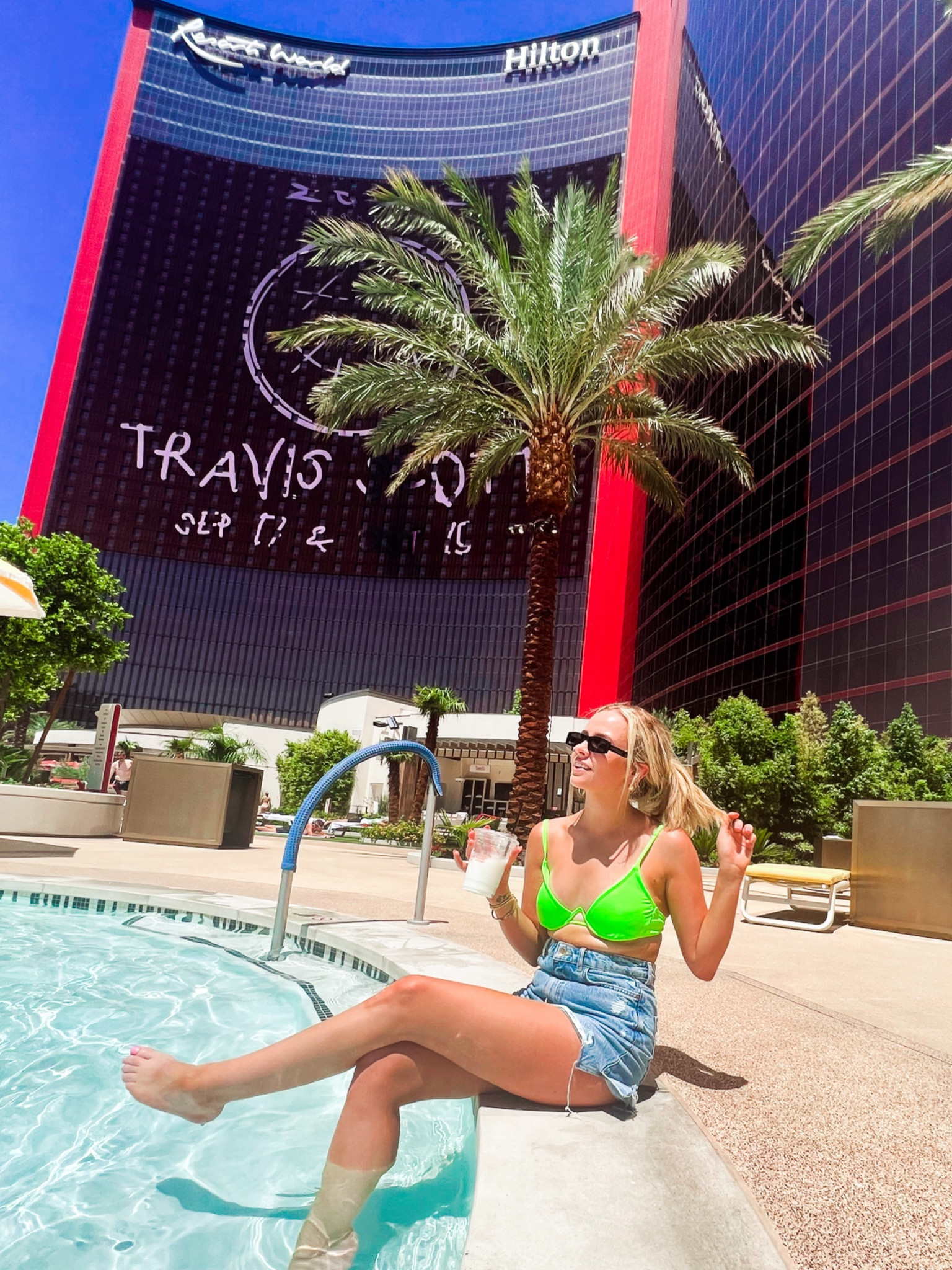 poolside day in Vegas 🌞🌴 

#LTKSeasonal #LTKtravel #LTKstyletip