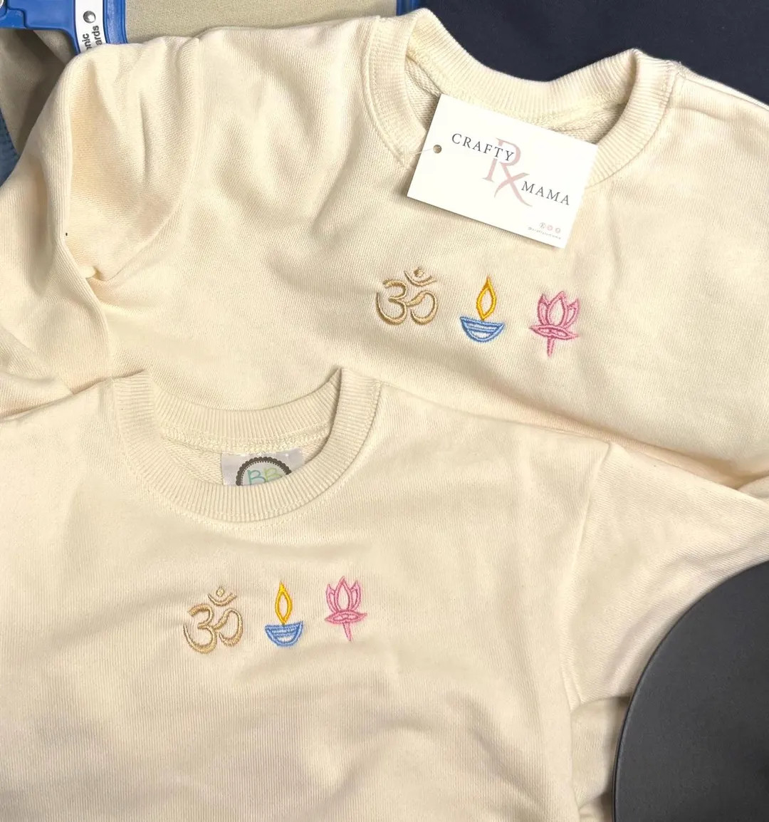 Diwali Diya sweatshirt | Diwali bubble romper | Diya, Om, Lotus design | Etsy (US)