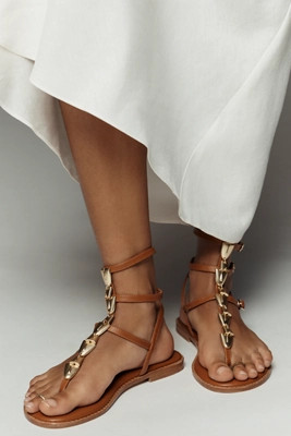 Cecelia New York Crystal Ankle-Strap Sandals | Anthropologie (US)