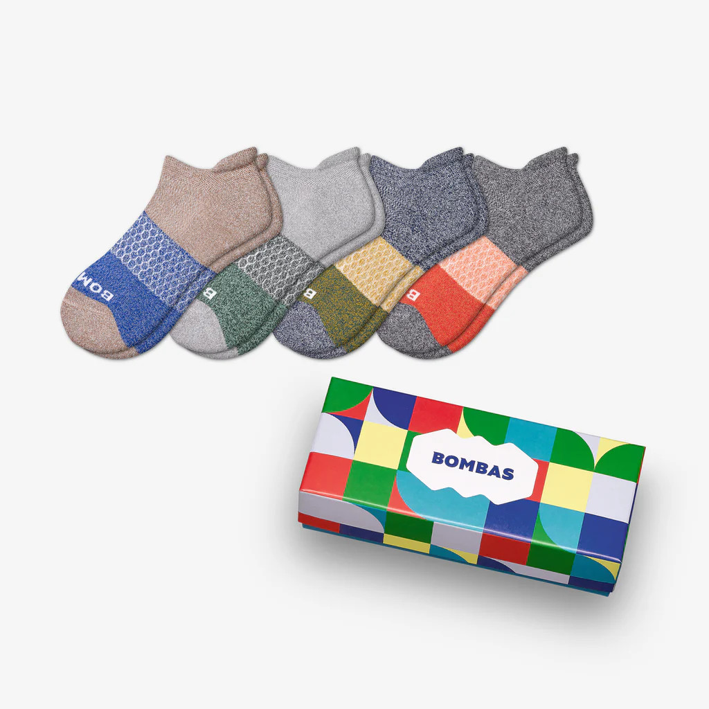 Men's Ankle Sock 4-Pack Gift Box | Bombas