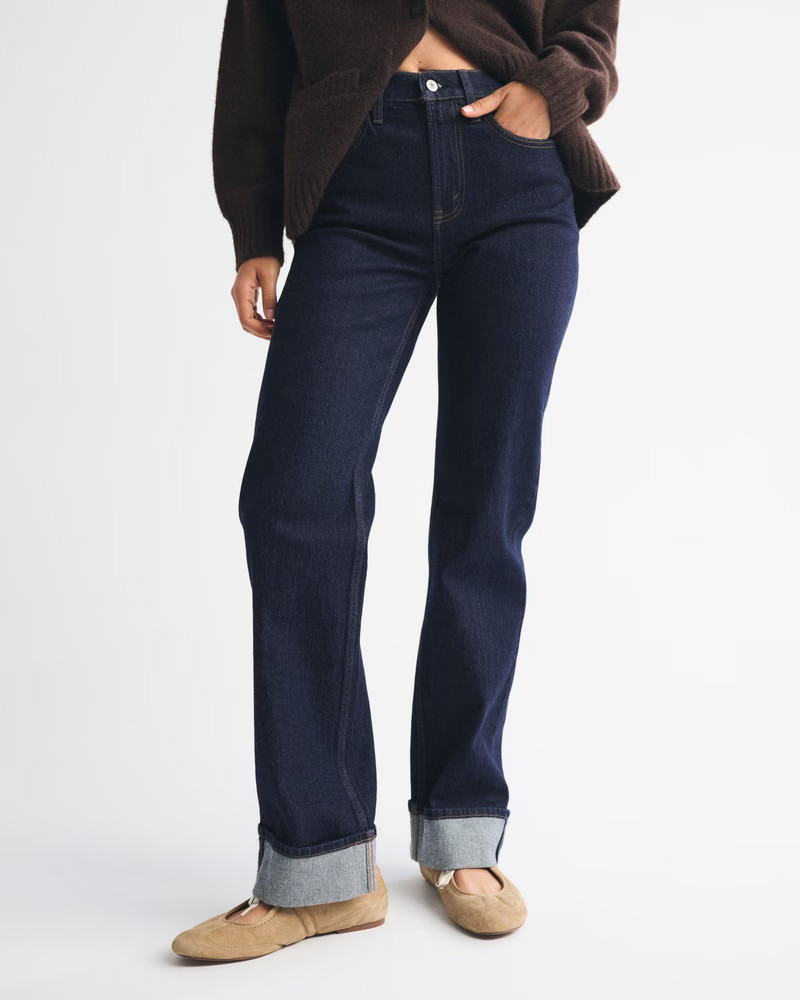Women's High Rise 90s Relaxed Jean | Women's Bottoms | Abercrombie.com | Abercrombie & Fitch (US)