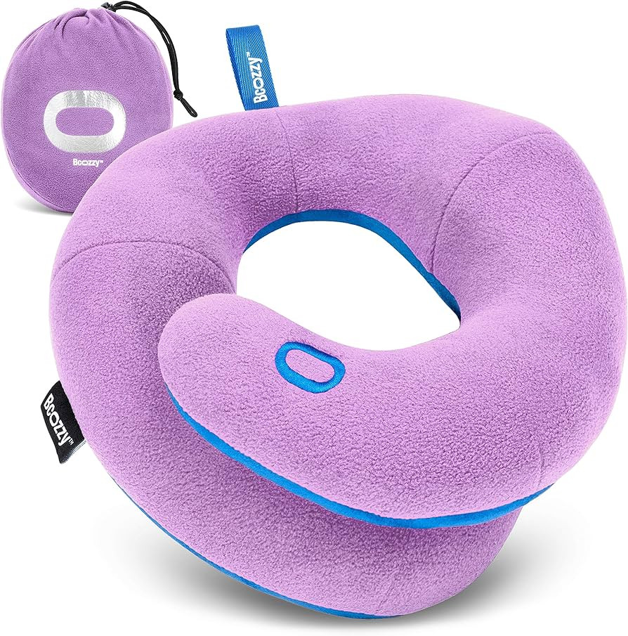 BCOZZY Kids Chin Supporting Travel Pillow for Ages 3–7- Patented Soft Neck Pillow for Head and ... | Amazon (US)