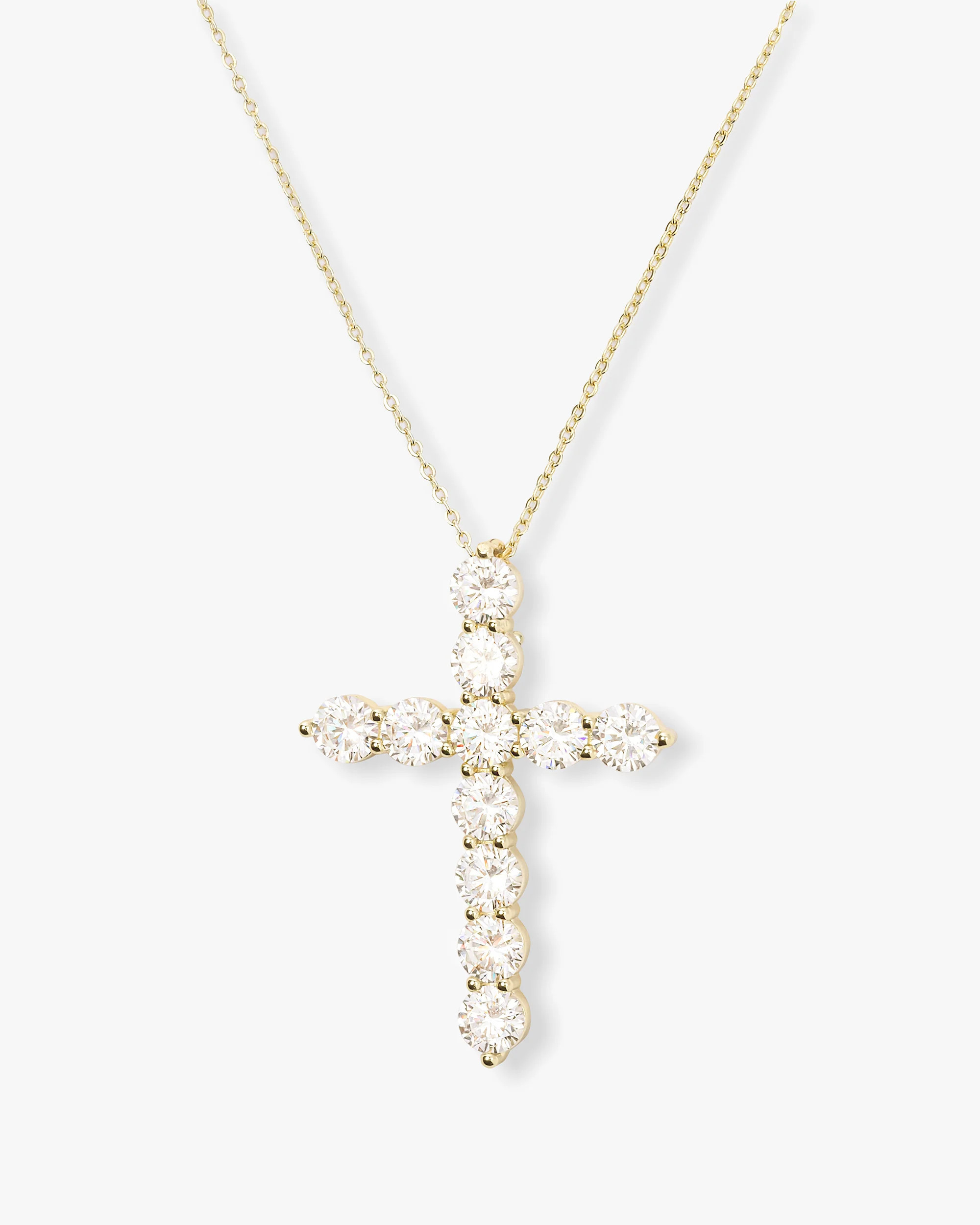 "Oh She Fancy" Cross Pendant 18" | Melinda Maria