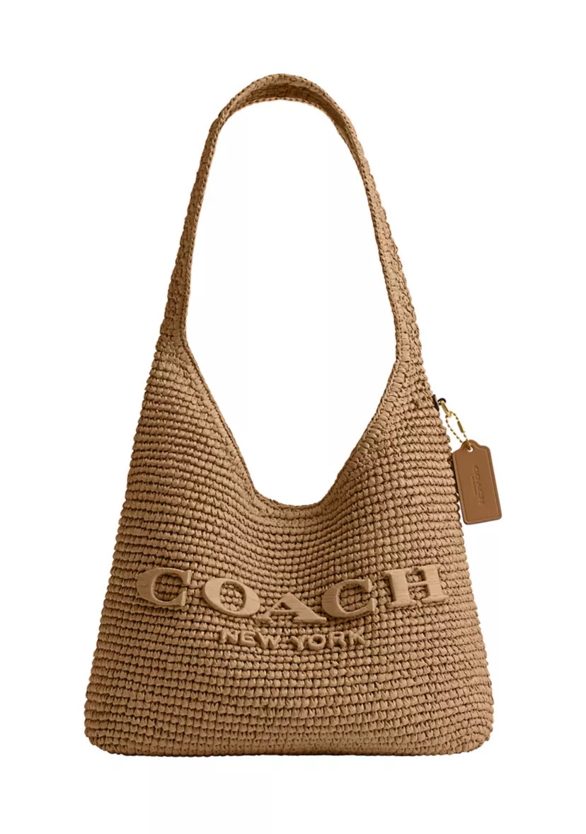 Refined Weave Straw Brooklyn Shoulder Bag | Belk