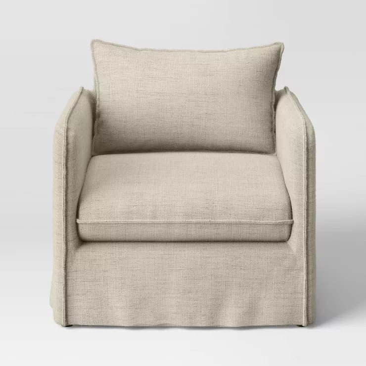 Berea Slouchy Lounge Chair with French Seams - Threshold™ | Target