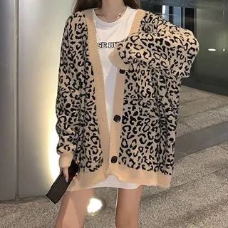 Leopard Cardigan | YesStyle Global