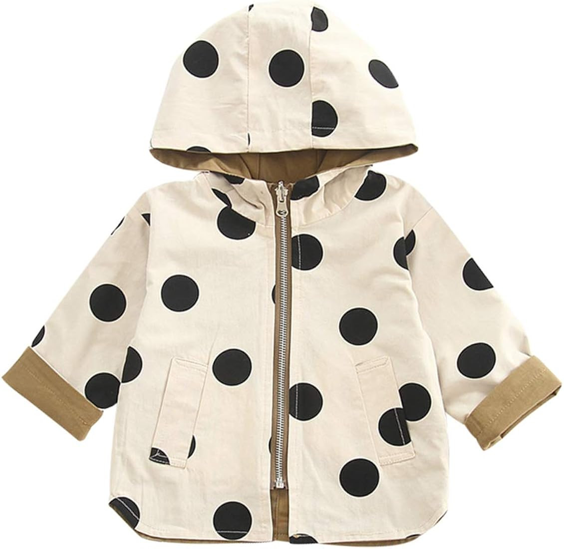 Mud Kingdom Cute Girls Hooded Jacket Reversible Full Zipper Outerwear | Amazon (US)