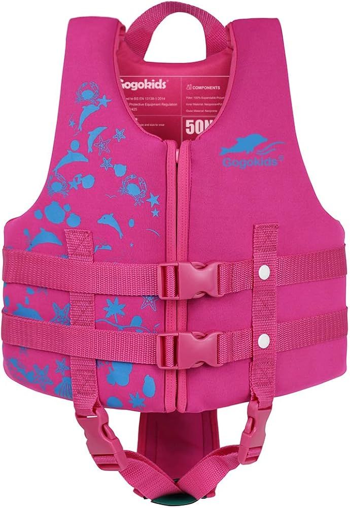 Kids Swim Vest Life Jacket - Boys Girls Float Swimsuit Buoyancy Swimwear | Amazon (US)