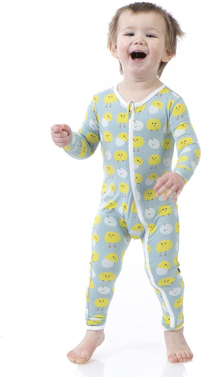 KicKee Pants Print Coverall with Zipper, Super Soft Baby Clothes, Baby and Kid One Piece Sleepwea... | Amazon (US)