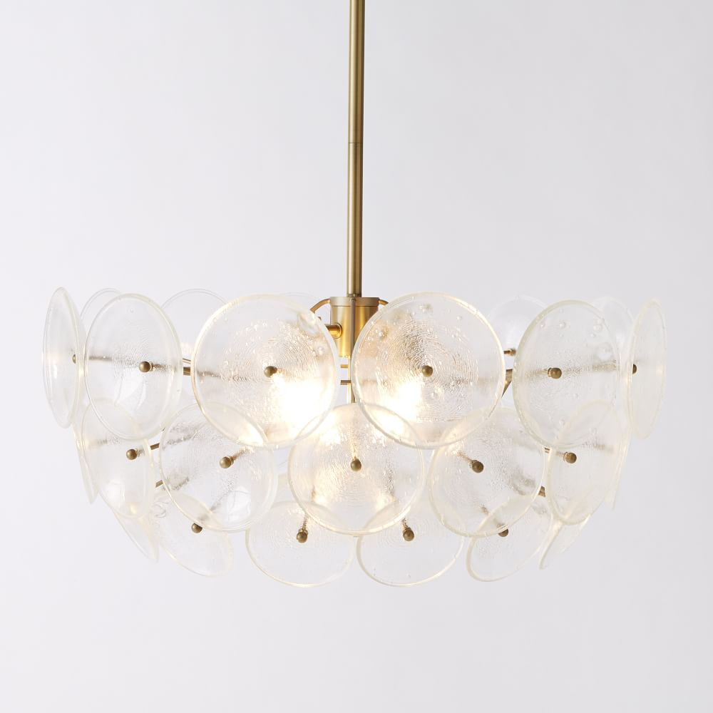 Glass Disk Chandelier | West Elm (US)